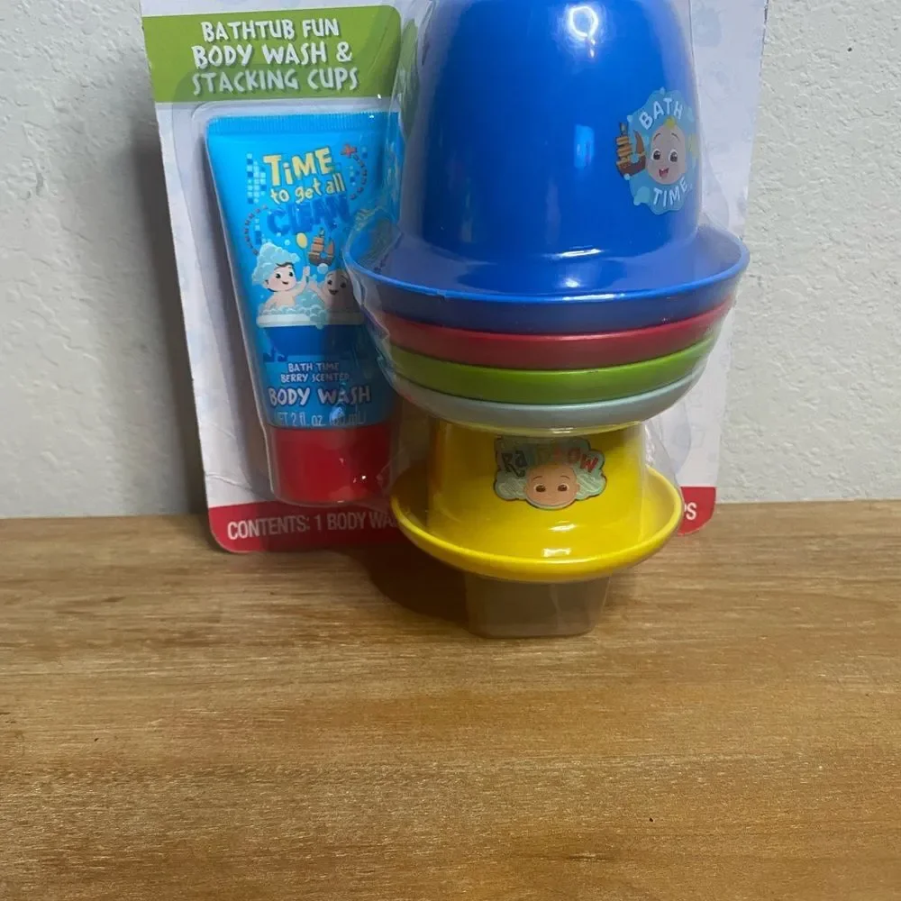 New Cocomelon Toddler Baby Toy Bundle Cocomelon Musical Train & Bath Toy
